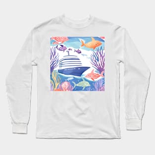 Cruise Liner Long Sleeve T-Shirt